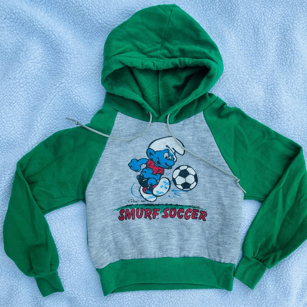 1981 smurfs hoodie